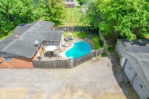 Aerial view at 7155 E County Road 150 S, Avon, IN