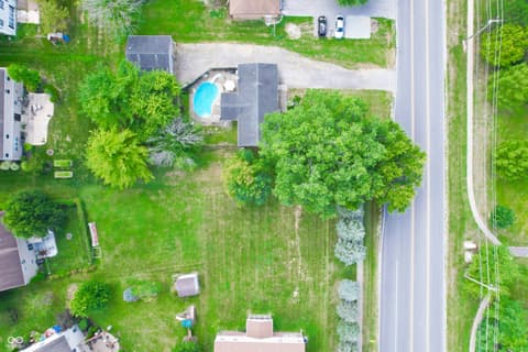 Aerial view at 7155 E County Road 150 S, Avon, IN