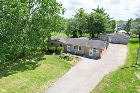 Front exterior at 7155 E County Road 150 S, Avon, IN