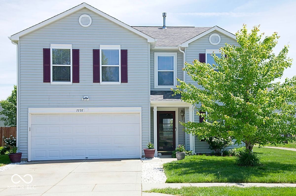 Front exterior at 7737 Wolfgang Place, Indianapolis, IN