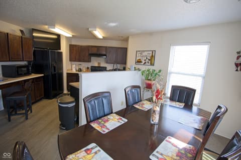 Dining room at 7737 Wolfgang Place, Indianapolis, IN