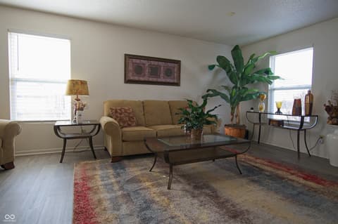 Living room at 7737 Wolfgang Place, Indianapolis, IN
