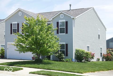 Front exterior at 7737 Wolfgang Place, Indianapolis, IN