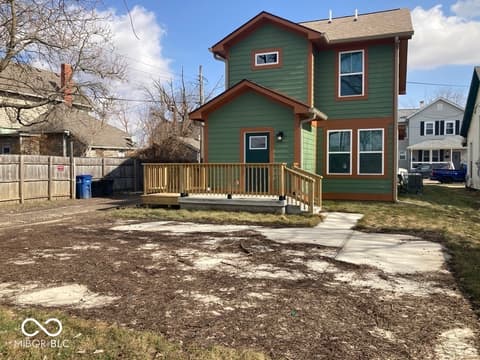 Backyard at 117 N Hamilton Street, Shelbyville, IN