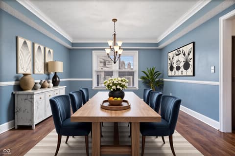 Dining room at 792 Grace Drive, Carmel, IN