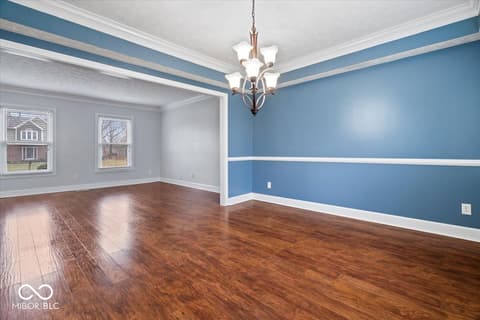 Dining room at 792 Grace Drive, Carmel, IN
