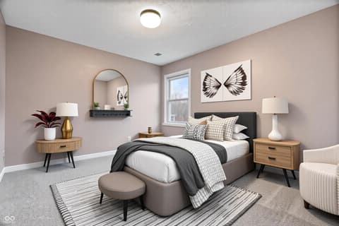 Primary bedroom at 792 Grace Drive, Carmel, IN