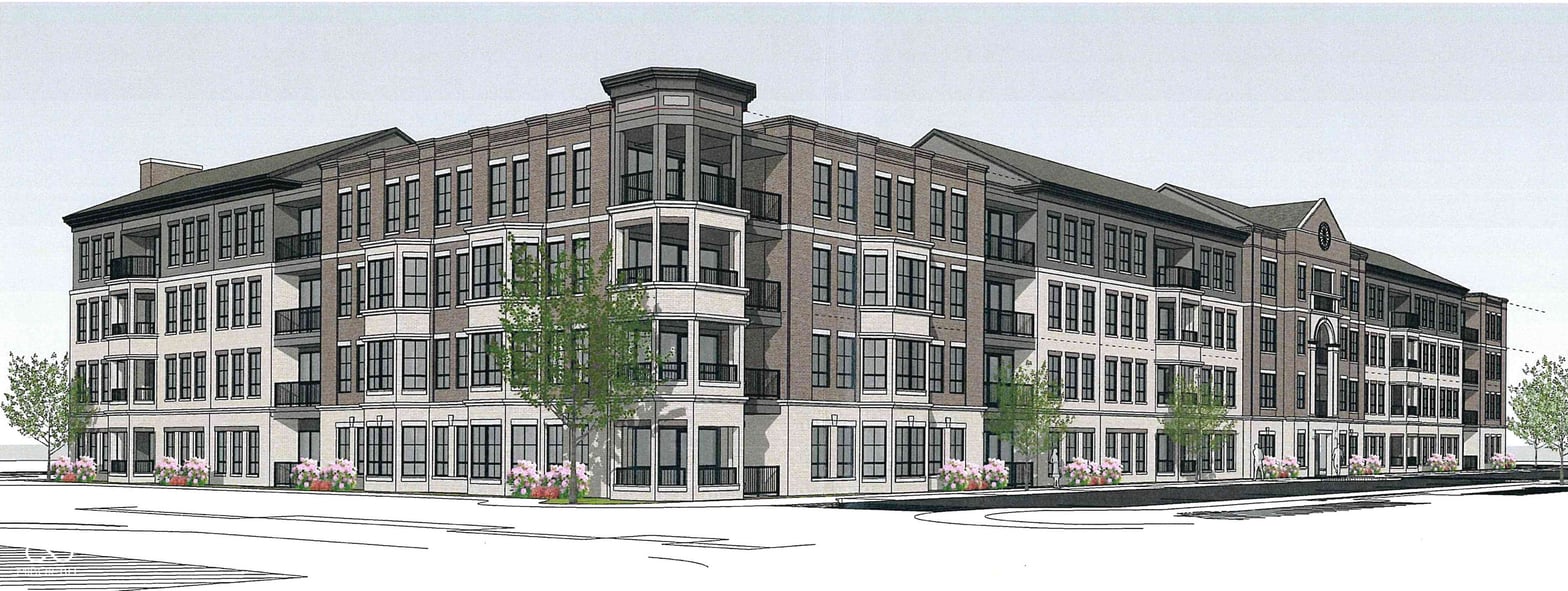 Front exterior at 925 Veterans Way, Carmel, IN