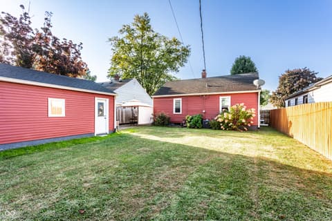 Backyard at 730 E Gimber Street, Indianapolis, IN