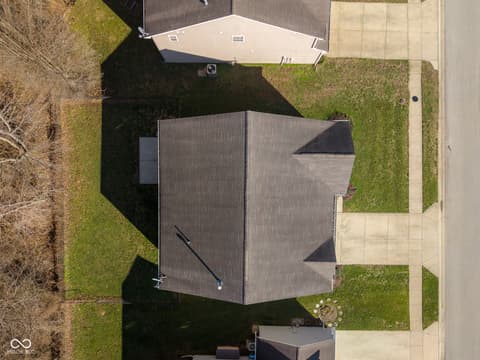 Aerial view at 2910 Parkview Drive, Columbus, IN