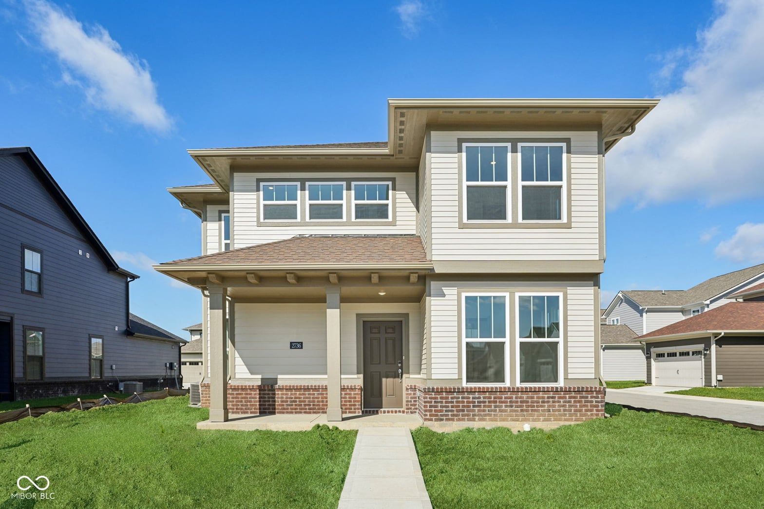 Front exterior at 2736 Evergreen Avenue, Plainfield, IN