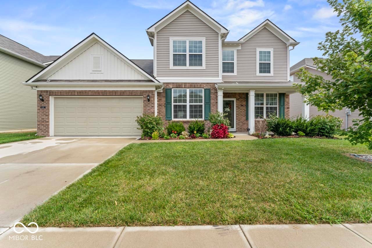 Front exterior at 4145 Lotus Street, Plainfield, IN