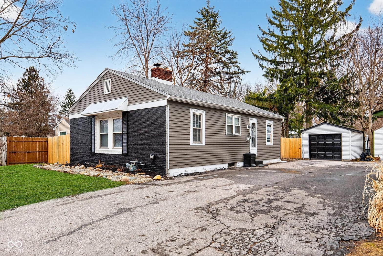 Side exterior at 5843 N Keystone Avenue, Indianapolis, IN
