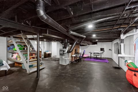 Basement at 5843 N Keystone Avenue, Indianapolis, IN
