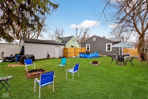 Yard at 5843 N Keystone Avenue, Indianapolis, IN