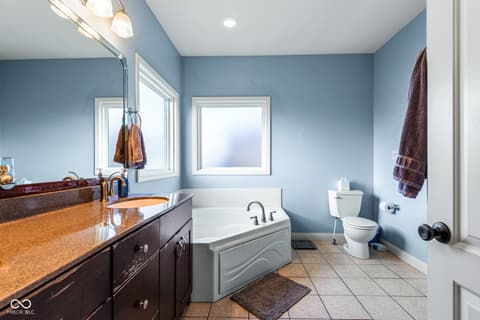 Bathroom at 1984 Austin James Lane, Seymour, IN