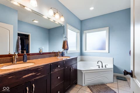 Bathroom at 1984 Austin James Lane, Seymour, IN