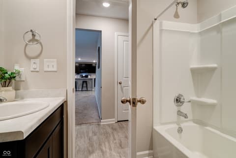 Bathroom at 1424 Crabapple Road, Franklin, IN