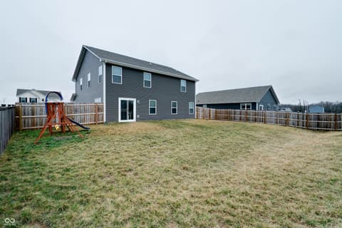 Backyard at 1424 Crabapple Road, Franklin, IN