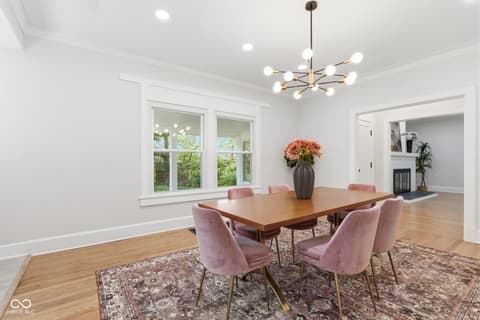 Dining room at 1207 Van Buskirk Road, Anderson, IN
