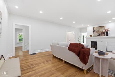 Living room at 1207 Van Buskirk Road, Anderson, IN