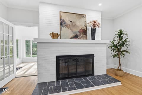 Living room at 1207 Van Buskirk Road, Anderson, IN