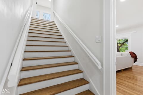 Stairs — 1207 Van Buskirk Road, Anderson, IN