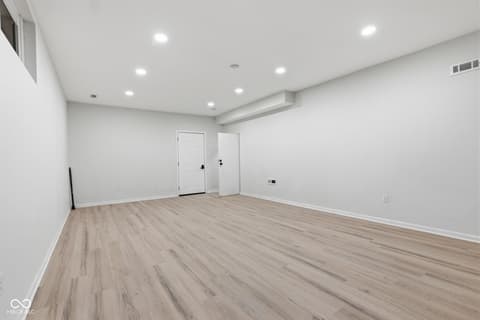 Family room at 1207 Van Buskirk Road, Anderson, IN