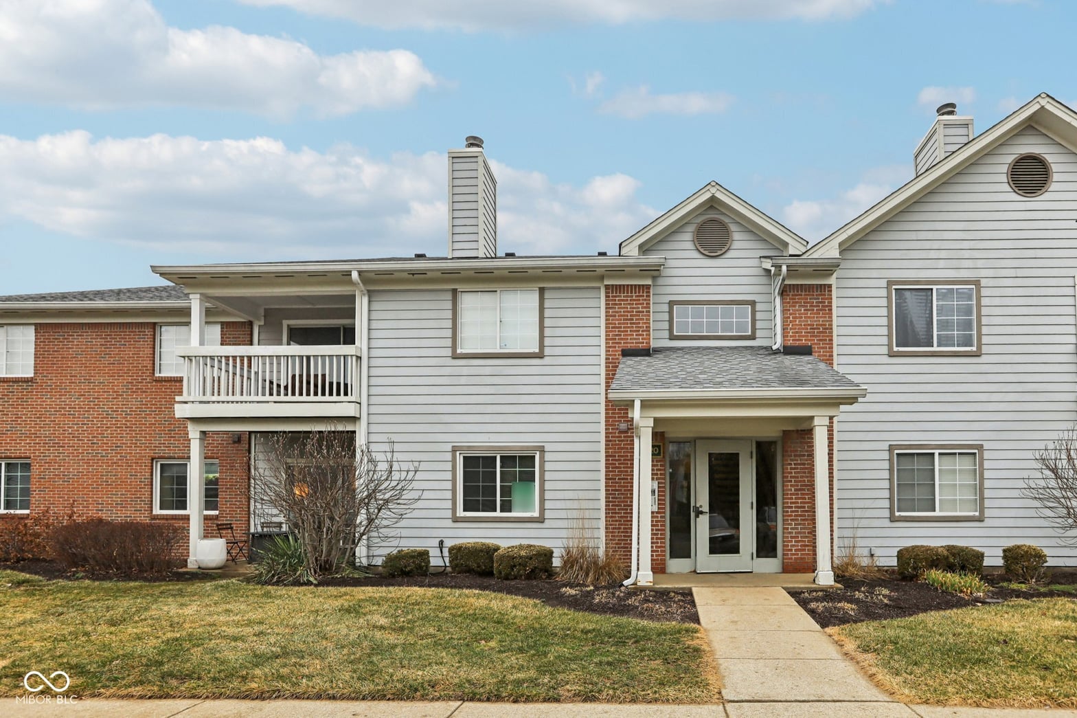 Front exterior at 8120 Glenwillow Lane, Indianapolis, IN