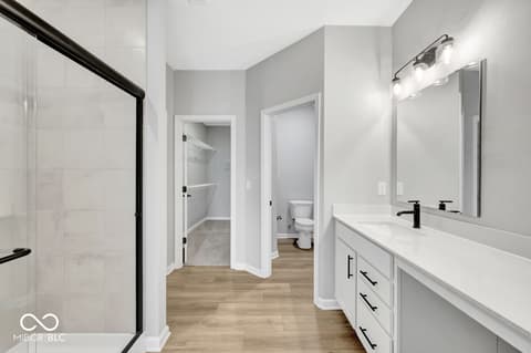 Bathroom at 3247 Wrangler Drive, Bargersville, IN