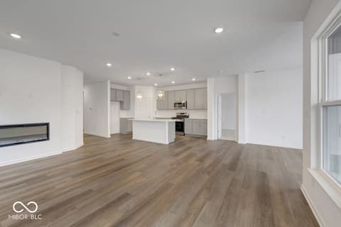 Family room at 3231 Wrangler Drive, Bargersville, IN