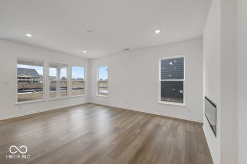 Living room at 3231 Wrangler Drive, Bargersville, IN