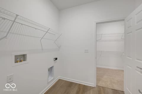 Laundry room at 3231 Wrangler Drive, Bargersville, IN