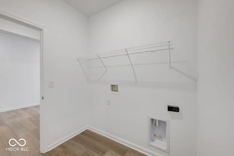 Laundry room at 3231 Wrangler Drive, Bargersville, IN