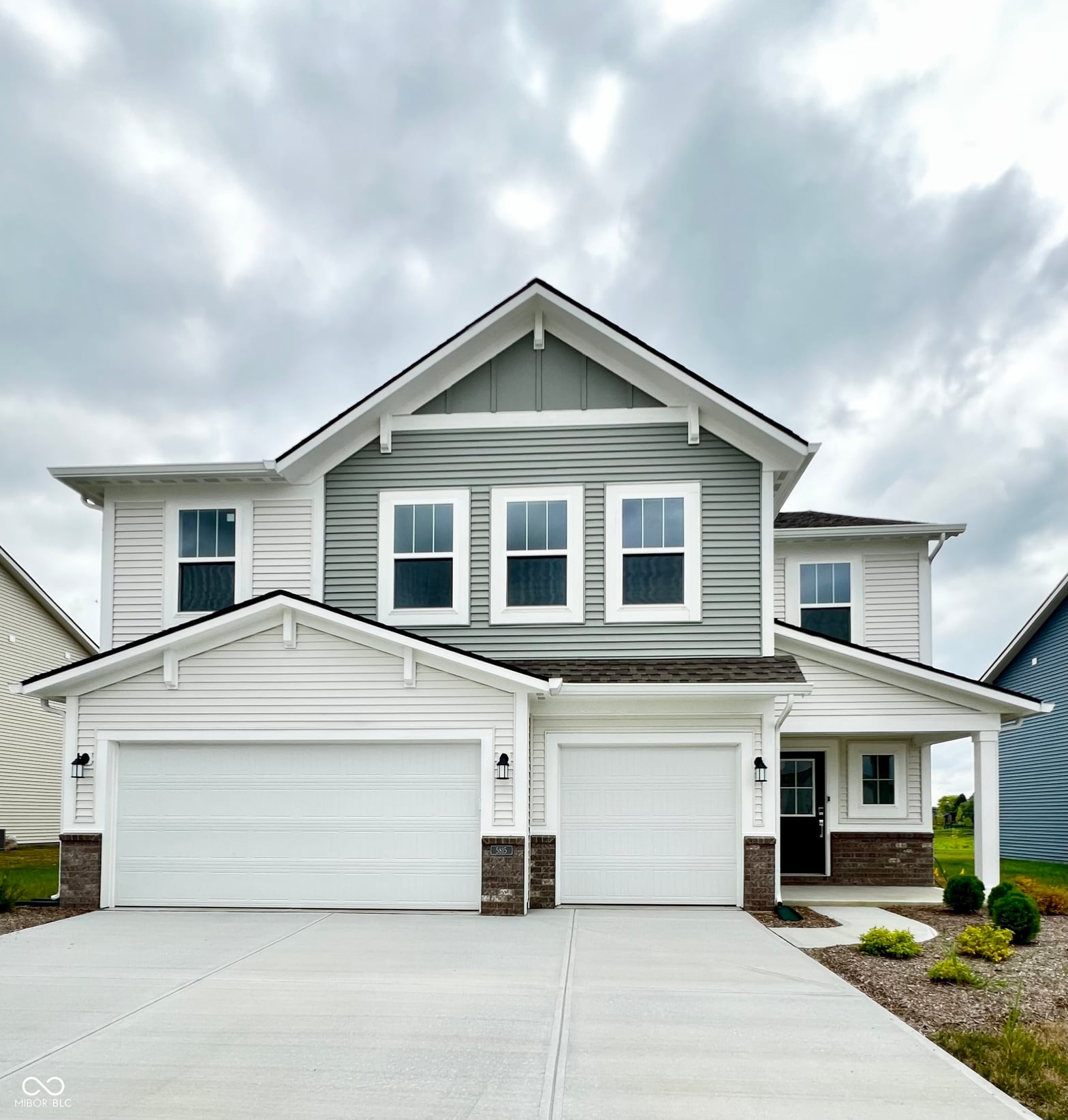 Front exterior at 5815 Sunstone Road, Indianapolis, IN