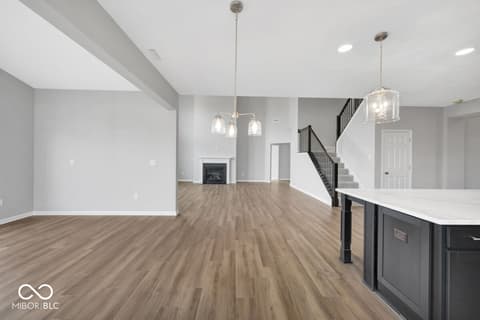 Family room at 1109 Ridgevine Road, Greenwood, IN