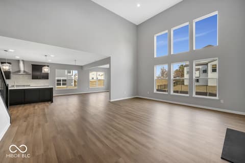 Family room at 1109 Ridgevine Road, Greenwood, IN