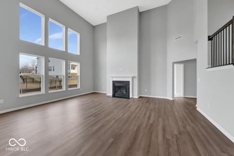 Family room at 1109 Ridgevine Road, Greenwood, IN