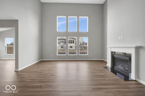 Family room at 1109 Ridgevine Road, Greenwood, IN