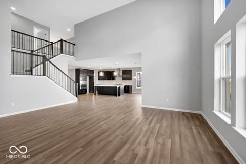 Family room at 1109 Ridgevine Road, Greenwood, IN