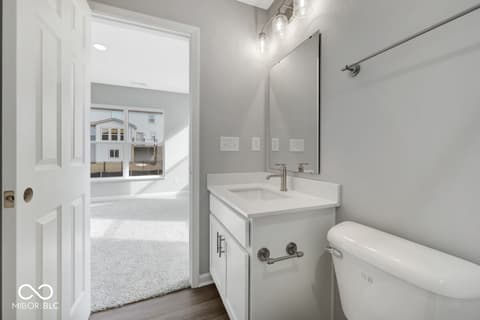 Bathroom at 1109 Ridgevine Road, Greenwood, IN