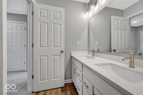 Bathroom at 1109 Ridgevine Road, Greenwood, IN