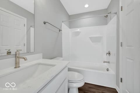 Bathroom at 1109 Ridgevine Road, Greenwood, IN