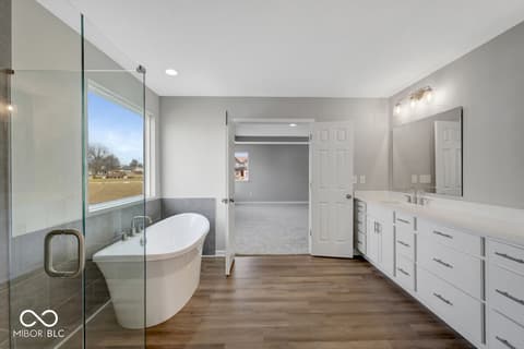 Bathroom at 1109 Ridgevine Road, Greenwood, IN