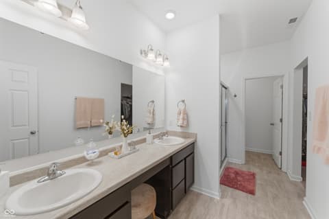 Bathroom at 6769 Honeysuckle Way, Pendleton, IN