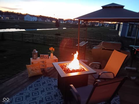 Outdoor living area at 6769 Honeysuckle Way, Pendleton, IN