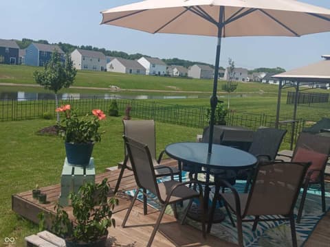 Outdoor living area at 6769 Honeysuckle Way, Pendleton, IN