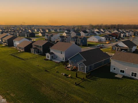 Aerial view at 6769 Honeysuckle Way, Pendleton, IN