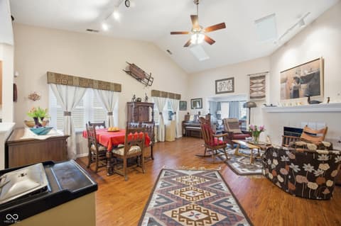 Living room at 7353 Brackenwood Circle S, Indianapolis, IN