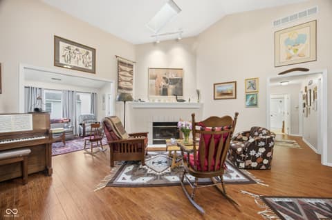 Living room at 7353 Brackenwood Circle S, Indianapolis, IN